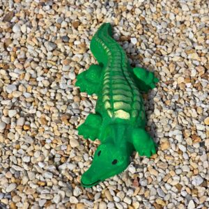 Small 1 piece gator Painted